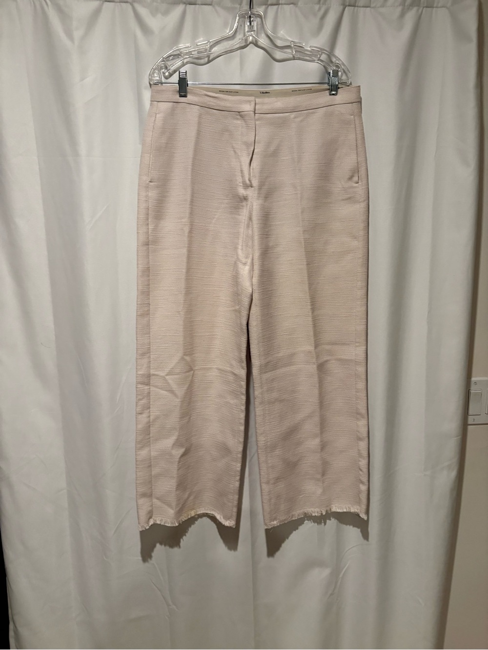 MaxMara Light Beige textured pants